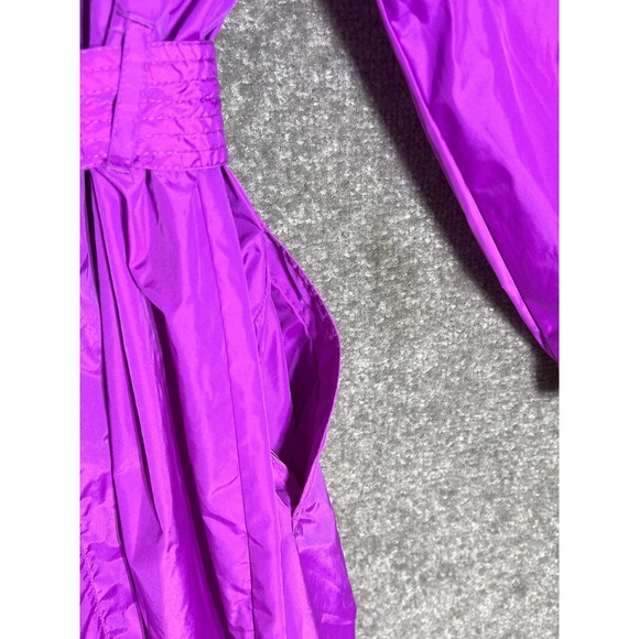 Vintage Woolrich Full Length Windbreaker Rain Trench Coat Womens‎ Size M Fuchsia - Picture 8 of 12